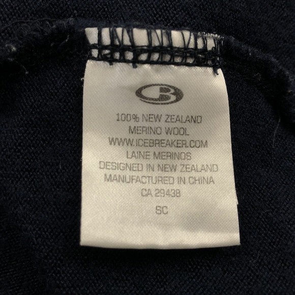 Ice Breaker Men's Original Long Sleeve Quarter Zip Top 320 Sport Merino Wool M - Picture 6 of 8